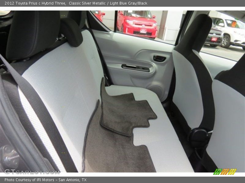 Classic Silver Metallic / Light Blue Gray/Black 2012 Toyota Prius c Hybrid Three
