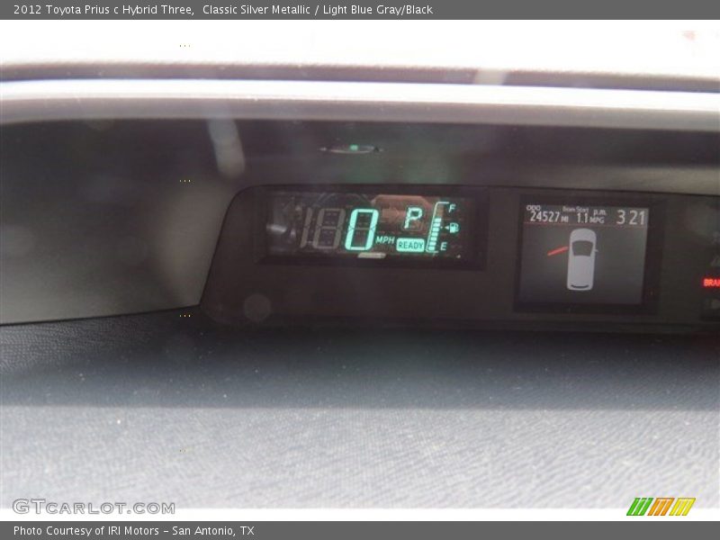 Classic Silver Metallic / Light Blue Gray/Black 2012 Toyota Prius c Hybrid Three