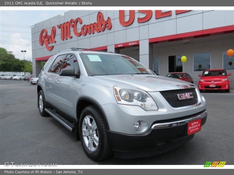 Quicksilver Metallic / Ebony 2011 GMC Acadia SLE