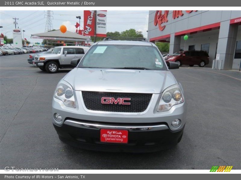 Quicksilver Metallic / Ebony 2011 GMC Acadia SLE