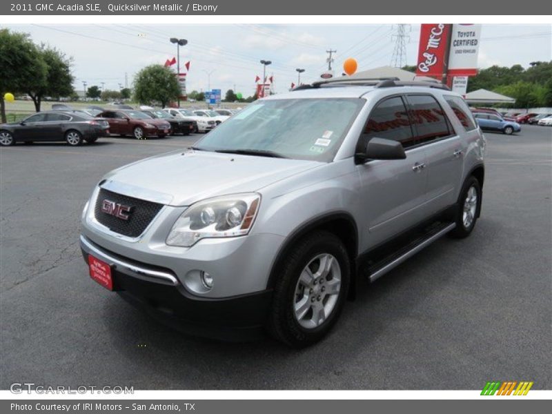 Quicksilver Metallic / Ebony 2011 GMC Acadia SLE