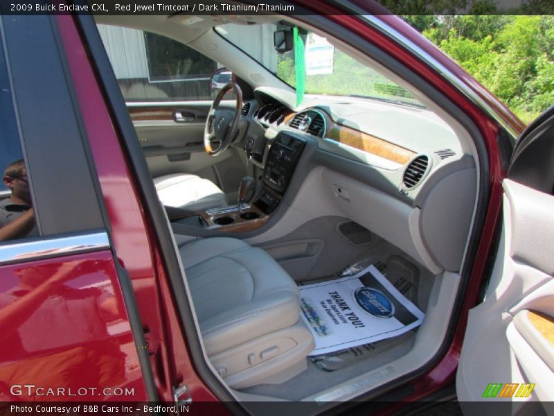 Red Jewel Tintcoat / Dark Titanium/Titanium 2009 Buick Enclave CXL