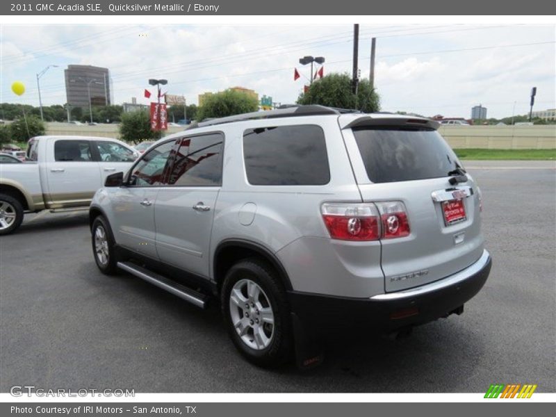 Quicksilver Metallic / Ebony 2011 GMC Acadia SLE