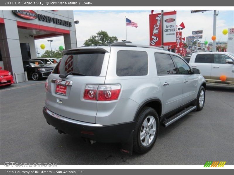 Quicksilver Metallic / Ebony 2011 GMC Acadia SLE