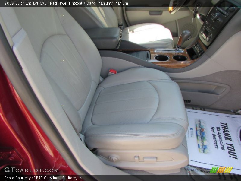 Red Jewel Tintcoat / Dark Titanium/Titanium 2009 Buick Enclave CXL