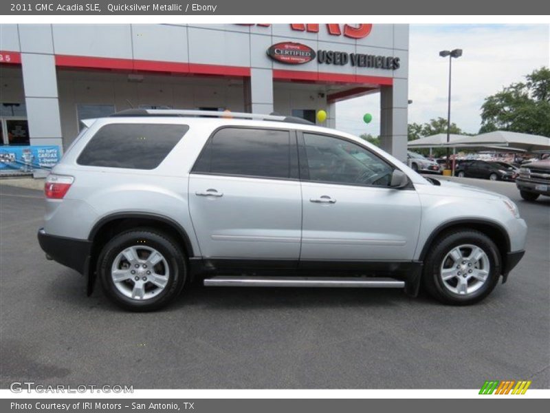 Quicksilver Metallic / Ebony 2011 GMC Acadia SLE