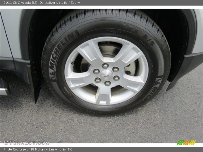 Quicksilver Metallic / Ebony 2011 GMC Acadia SLE