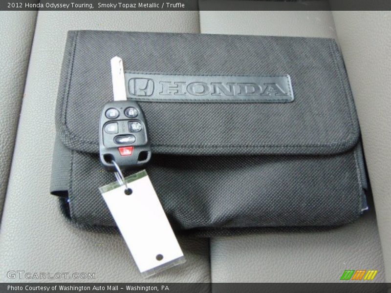 Smoky Topaz Metallic / Truffle 2012 Honda Odyssey Touring