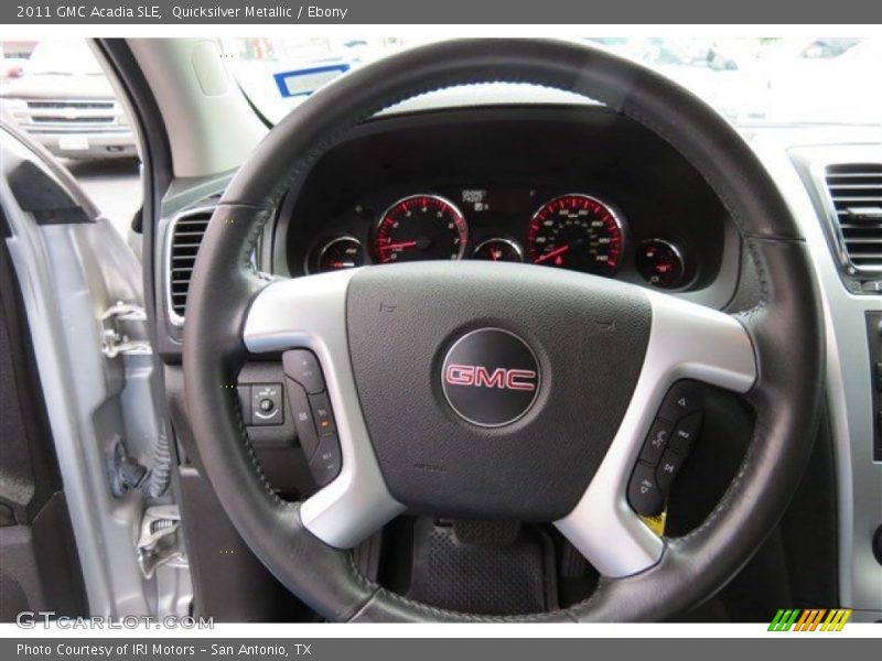 Quicksilver Metallic / Ebony 2011 GMC Acadia SLE