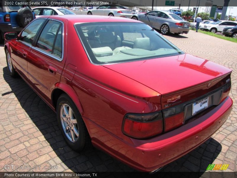 Crimson Red Pearl / Neutral Shale 2002 Cadillac Seville STS
