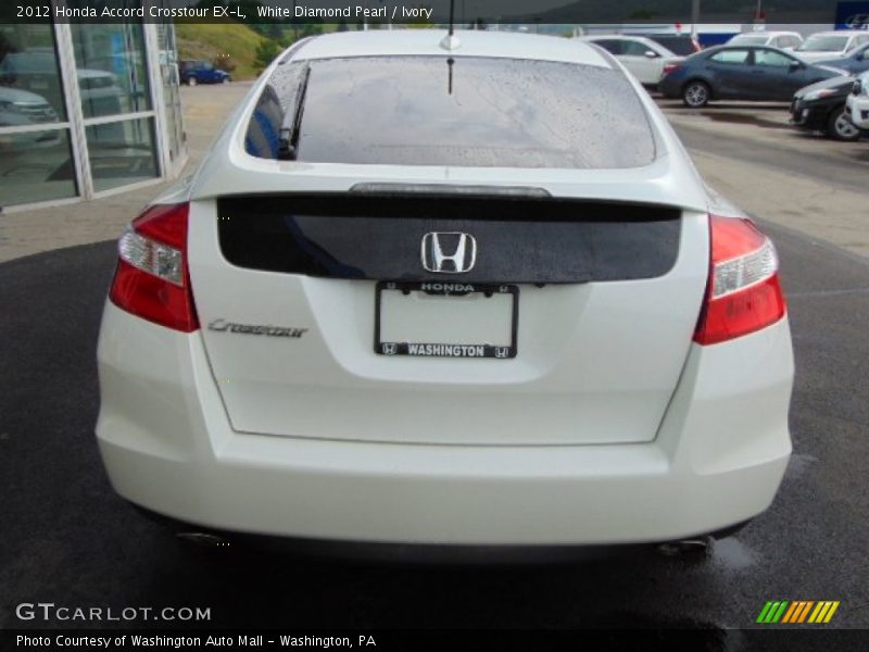 White Diamond Pearl / Ivory 2012 Honda Accord Crosstour EX-L