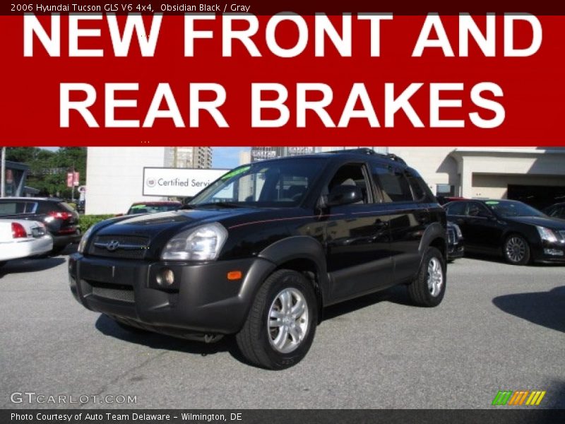 Obsidian Black / Gray 2006 Hyundai Tucson GLS V6 4x4
