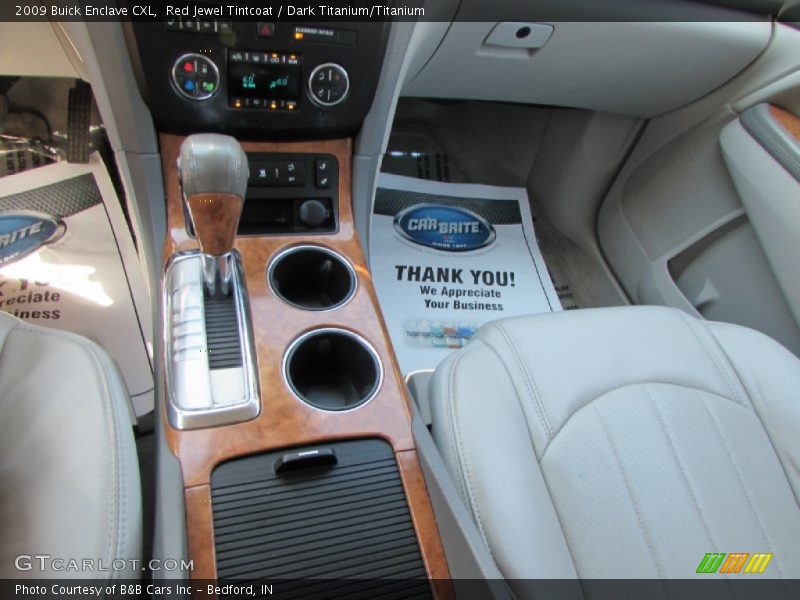 Red Jewel Tintcoat / Dark Titanium/Titanium 2009 Buick Enclave CXL