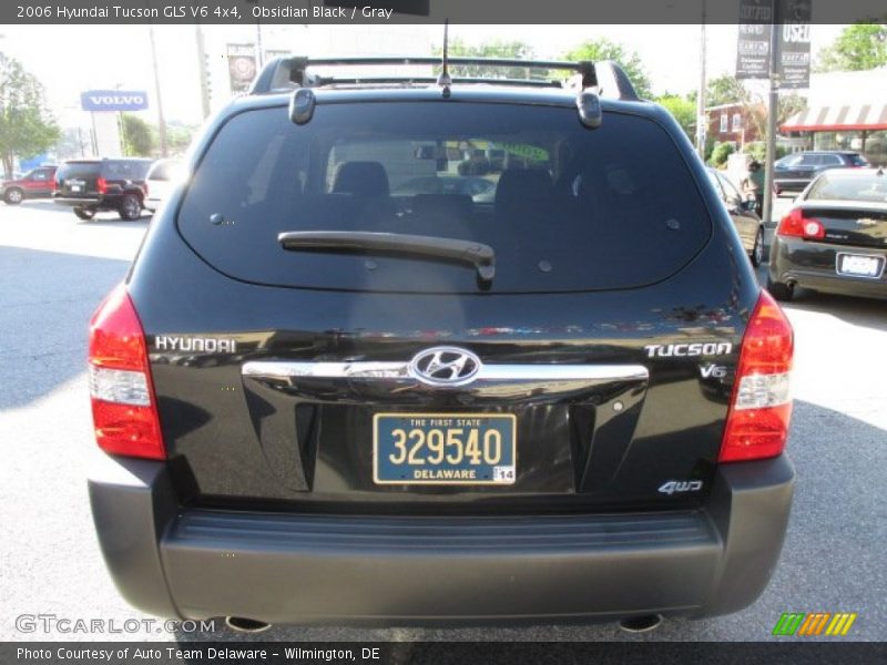 Obsidian Black / Gray 2006 Hyundai Tucson GLS V6 4x4