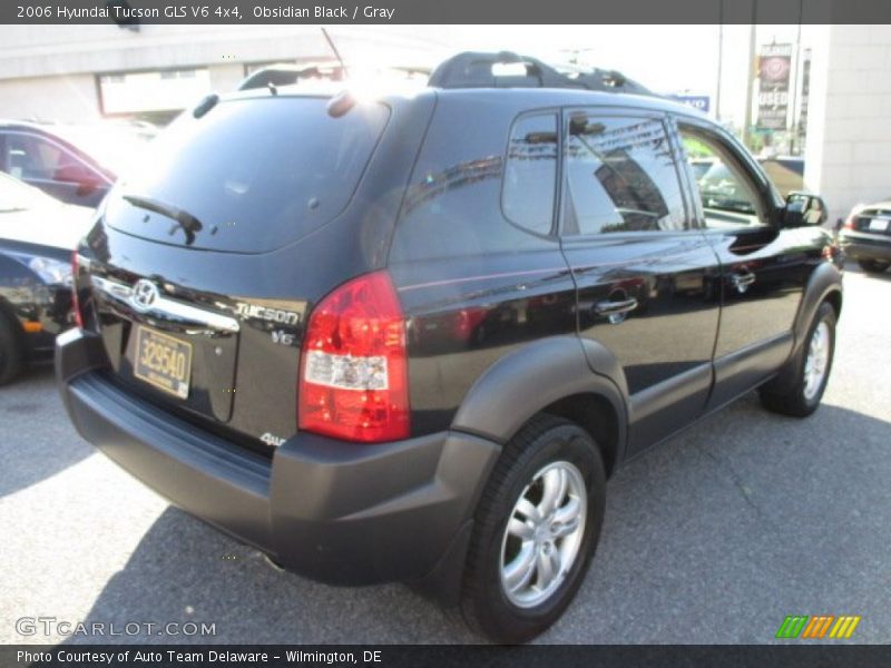Obsidian Black / Gray 2006 Hyundai Tucson GLS V6 4x4