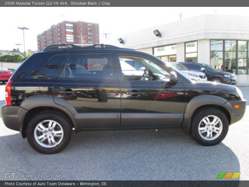 Obsidian Black / Gray 2006 Hyundai Tucson GLS V6 4x4