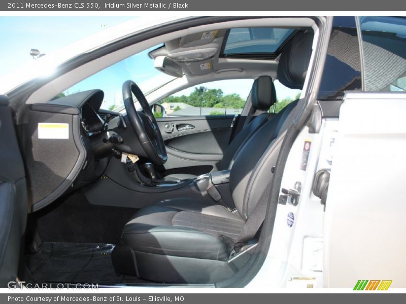 Iridium Silver Metallic / Black 2011 Mercedes-Benz CLS 550