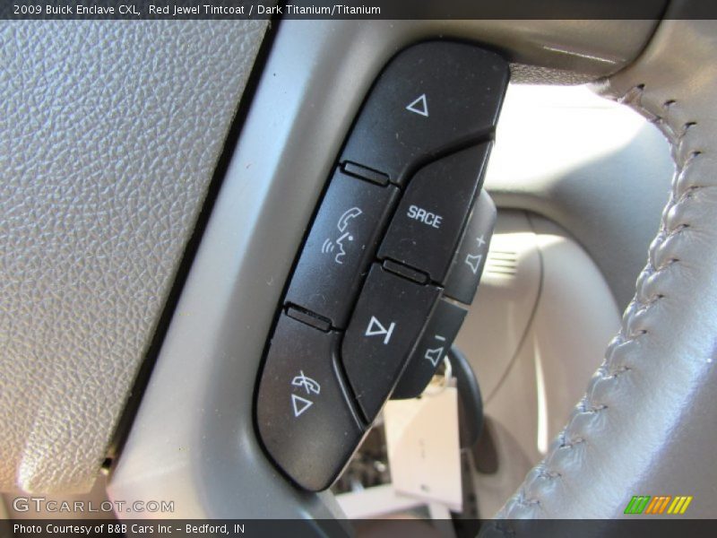 Red Jewel Tintcoat / Dark Titanium/Titanium 2009 Buick Enclave CXL