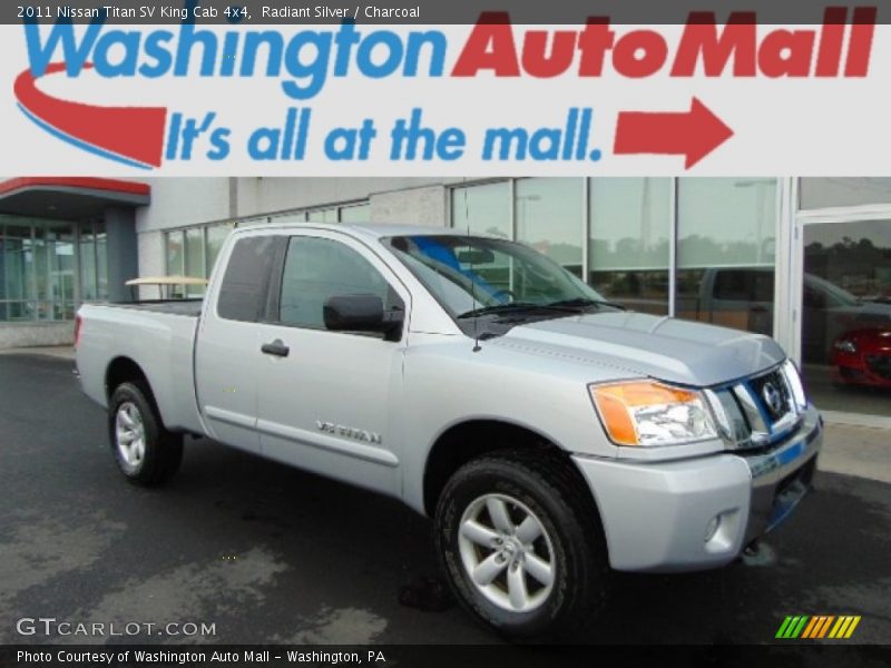 Radiant Silver / Charcoal 2011 Nissan Titan SV King Cab 4x4