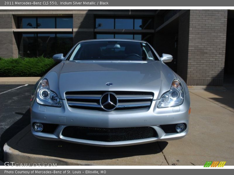 Iridium Silver Metallic / Black 2011 Mercedes-Benz CLS 550
