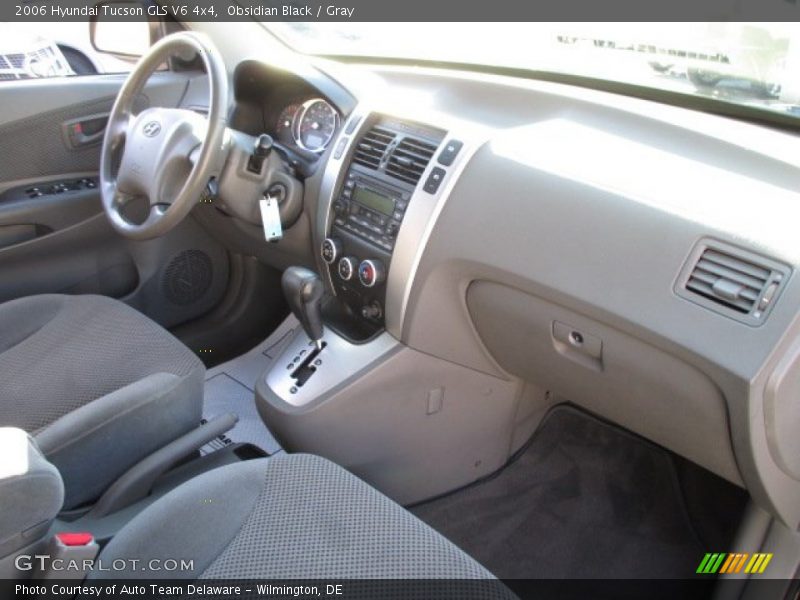 Obsidian Black / Gray 2006 Hyundai Tucson GLS V6 4x4