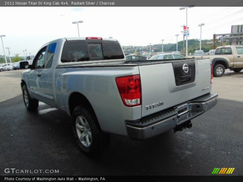 Radiant Silver / Charcoal 2011 Nissan Titan SV King Cab 4x4