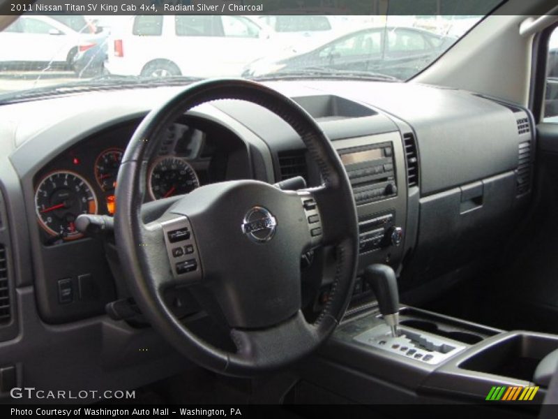Radiant Silver / Charcoal 2011 Nissan Titan SV King Cab 4x4
