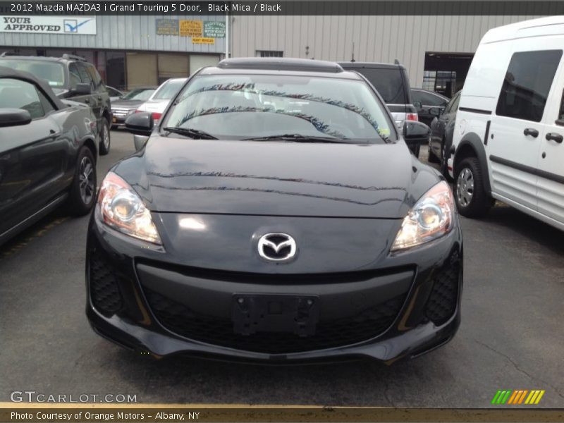 Black Mica / Black 2012 Mazda MAZDA3 i Grand Touring 5 Door
