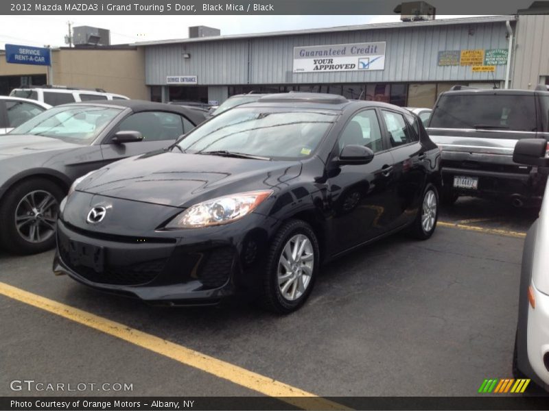 Black Mica / Black 2012 Mazda MAZDA3 i Grand Touring 5 Door