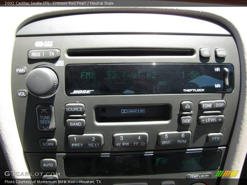 Crimson Red Pearl / Neutral Shale 2002 Cadillac Seville STS