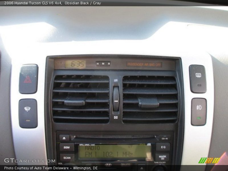 Obsidian Black / Gray 2006 Hyundai Tucson GLS V6 4x4