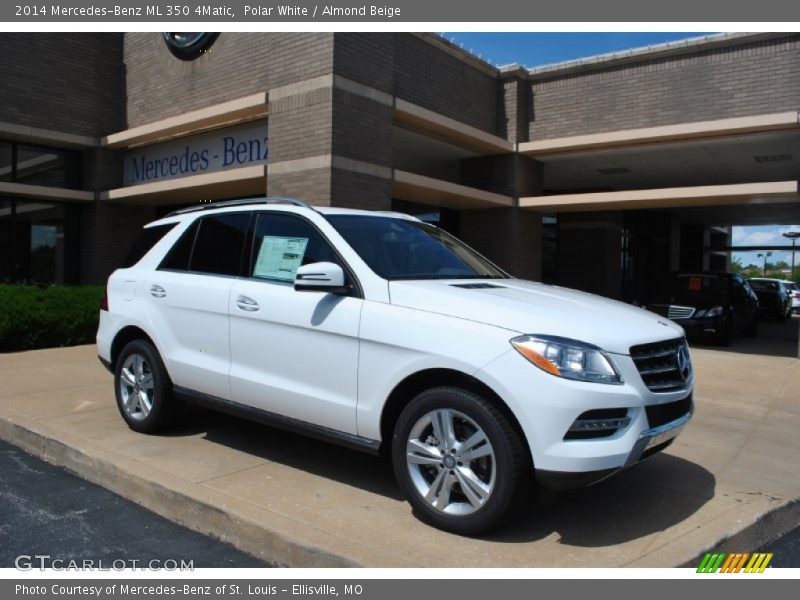 Polar White / Almond Beige 2014 Mercedes-Benz ML 350 4Matic