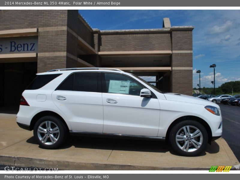 Polar White / Almond Beige 2014 Mercedes-Benz ML 350 4Matic