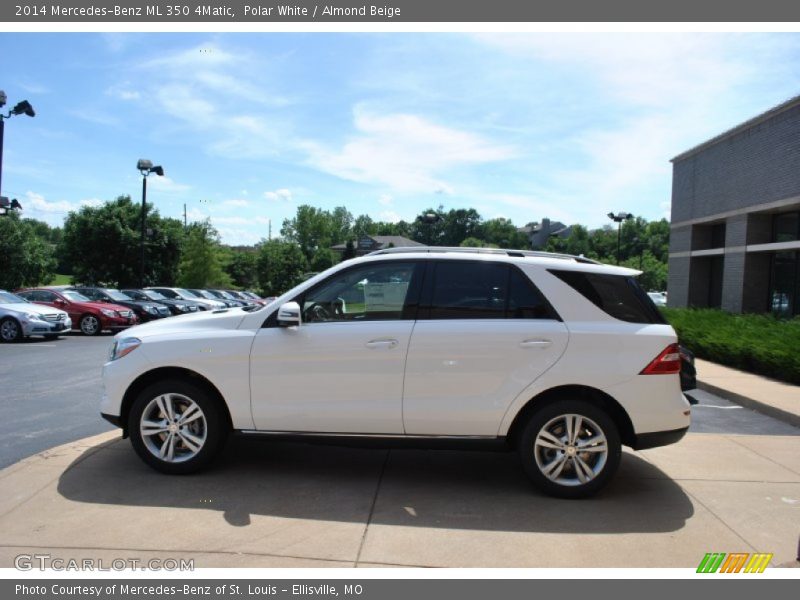 Polar White / Almond Beige 2014 Mercedes-Benz ML 350 4Matic
