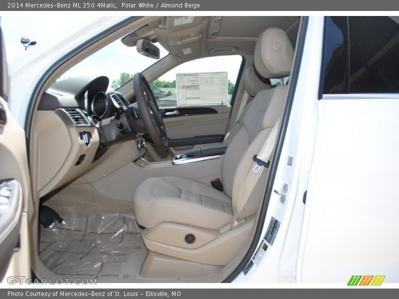 Polar White / Almond Beige 2014 Mercedes-Benz ML 350 4Matic