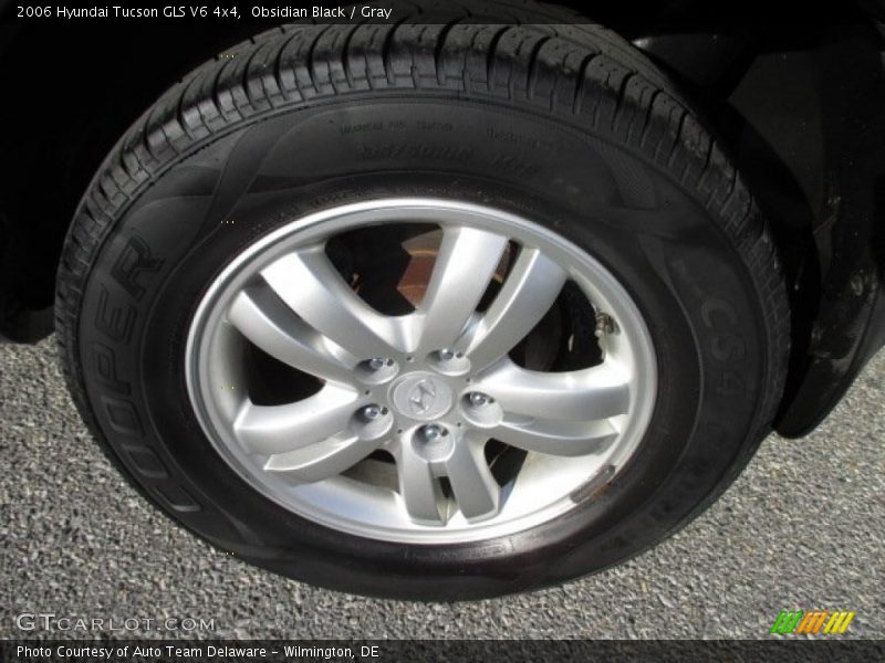 Obsidian Black / Gray 2006 Hyundai Tucson GLS V6 4x4