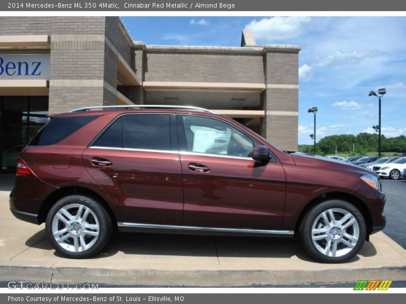  2014 ML 350 4Matic Cinnabar Red Metallic