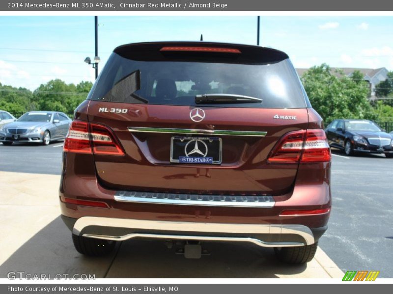 Cinnabar Red Metallic / Almond Beige 2014 Mercedes-Benz ML 350 4Matic