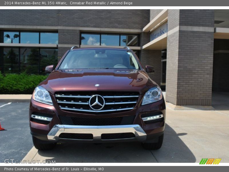 Cinnabar Red Metallic / Almond Beige 2014 Mercedes-Benz ML 350 4Matic