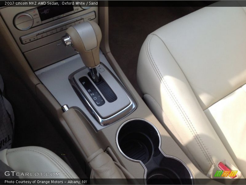 Oxford White / Sand 2007 Lincoln MKZ AWD Sedan