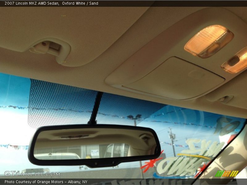 Oxford White / Sand 2007 Lincoln MKZ AWD Sedan