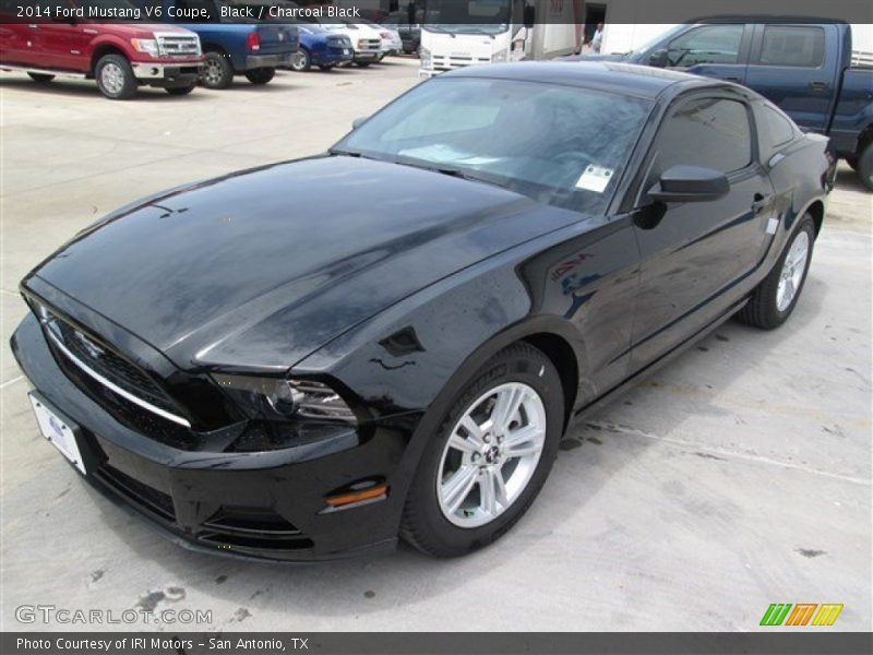 Black / Charcoal Black 2014 Ford Mustang V6 Coupe