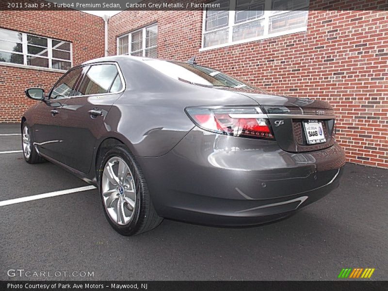 Carbon Grey Metallic / Parchment 2011 Saab 9-5 Turbo4 Premium Sedan