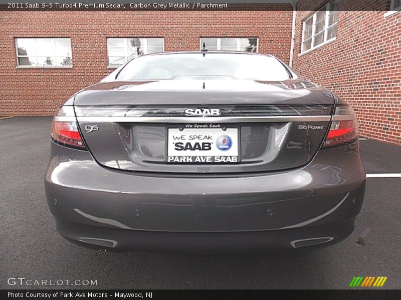 Carbon Grey Metallic / Parchment 2011 Saab 9-5 Turbo4 Premium Sedan