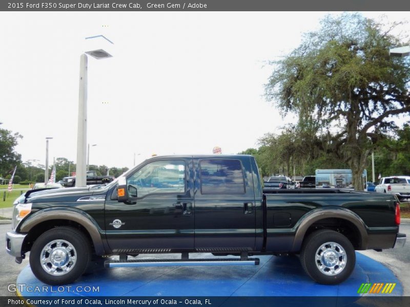  2015 F350 Super Duty Lariat Crew Cab Green Gem