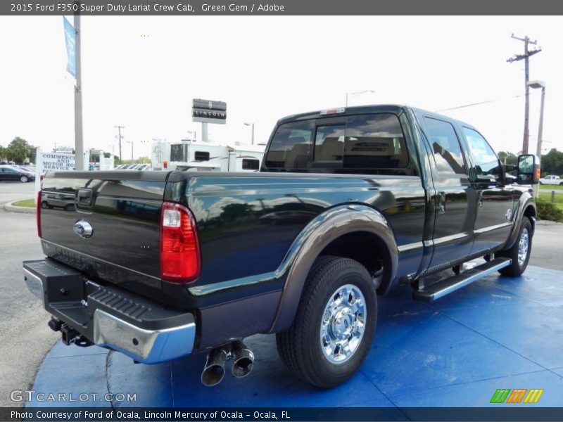  2015 F350 Super Duty Lariat Crew Cab Green Gem