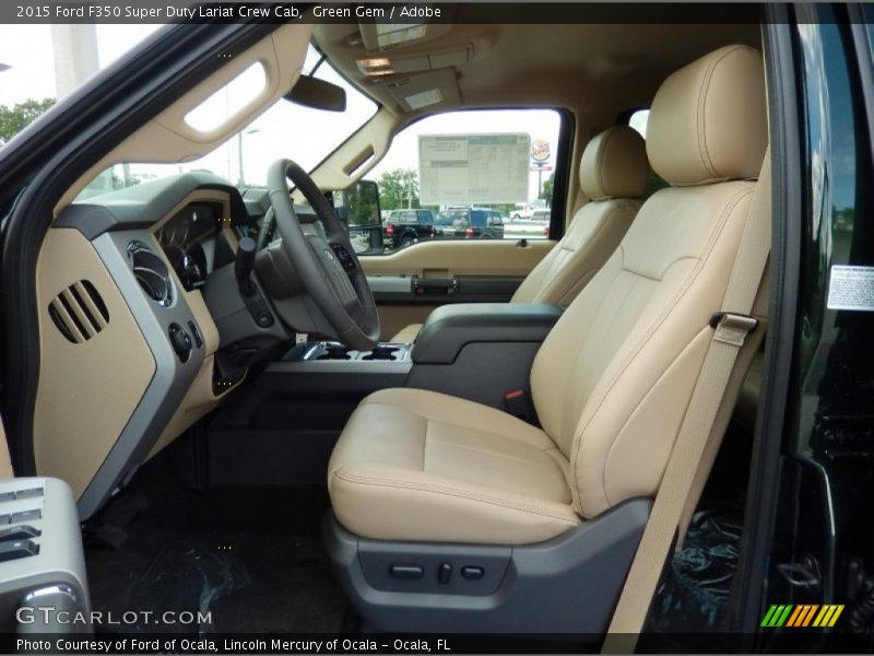 Front Seat of 2015 F350 Super Duty Lariat Crew Cab