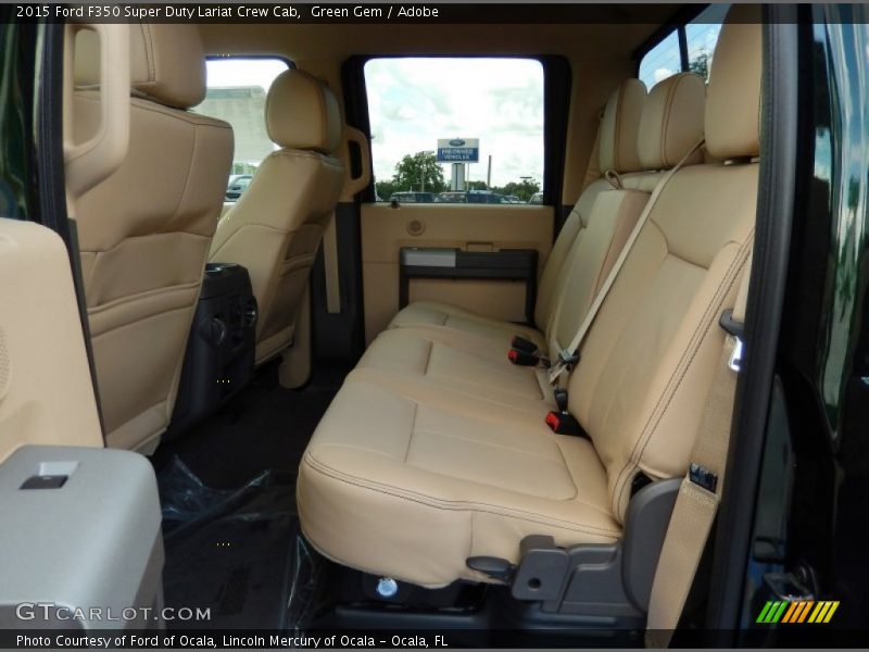 Rear Seat of 2015 F350 Super Duty Lariat Crew Cab
