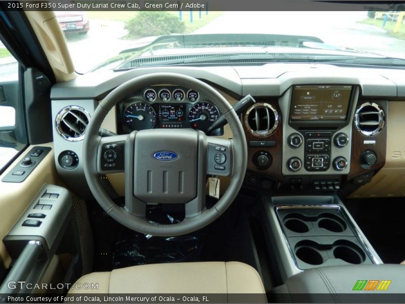 Dashboard of 2015 F350 Super Duty Lariat Crew Cab
