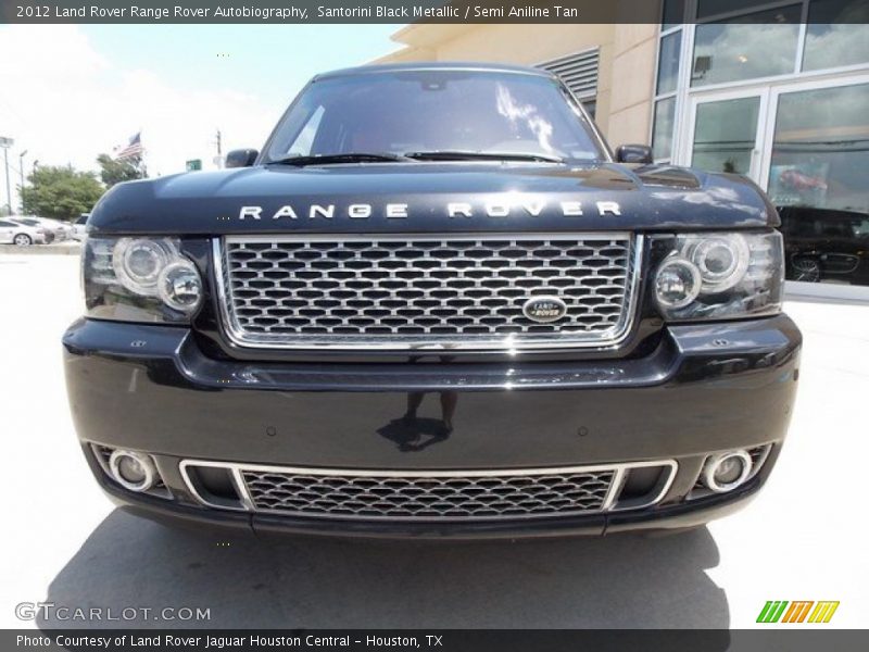 Santorini Black Metallic / Semi Aniline Tan 2012 Land Rover Range Rover Autobiography